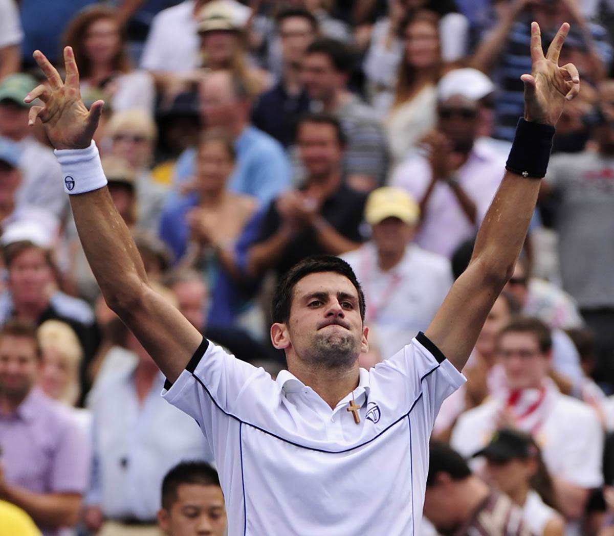 Đoković i Federer na US Openu 2011. (6).jpg