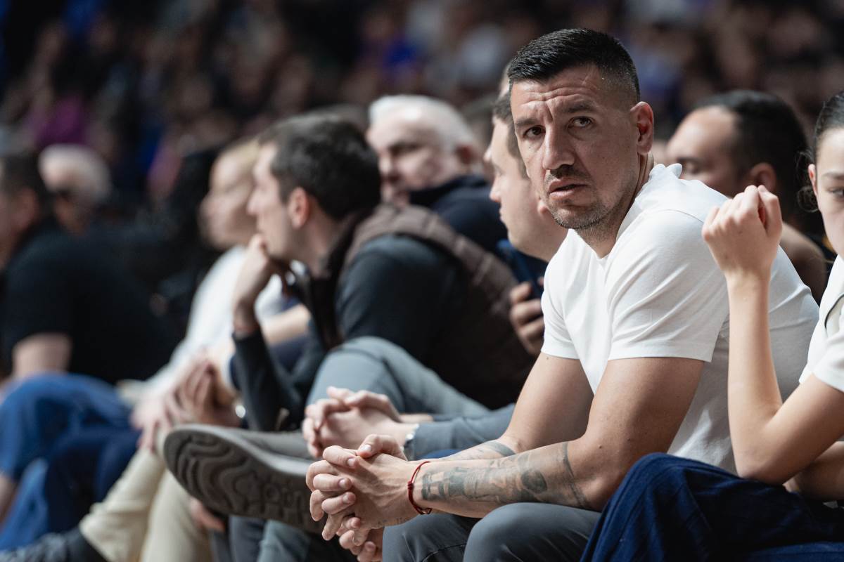 Bivši igrač FK Partizan Petar Grbić na utakmici Budućnost Partizan