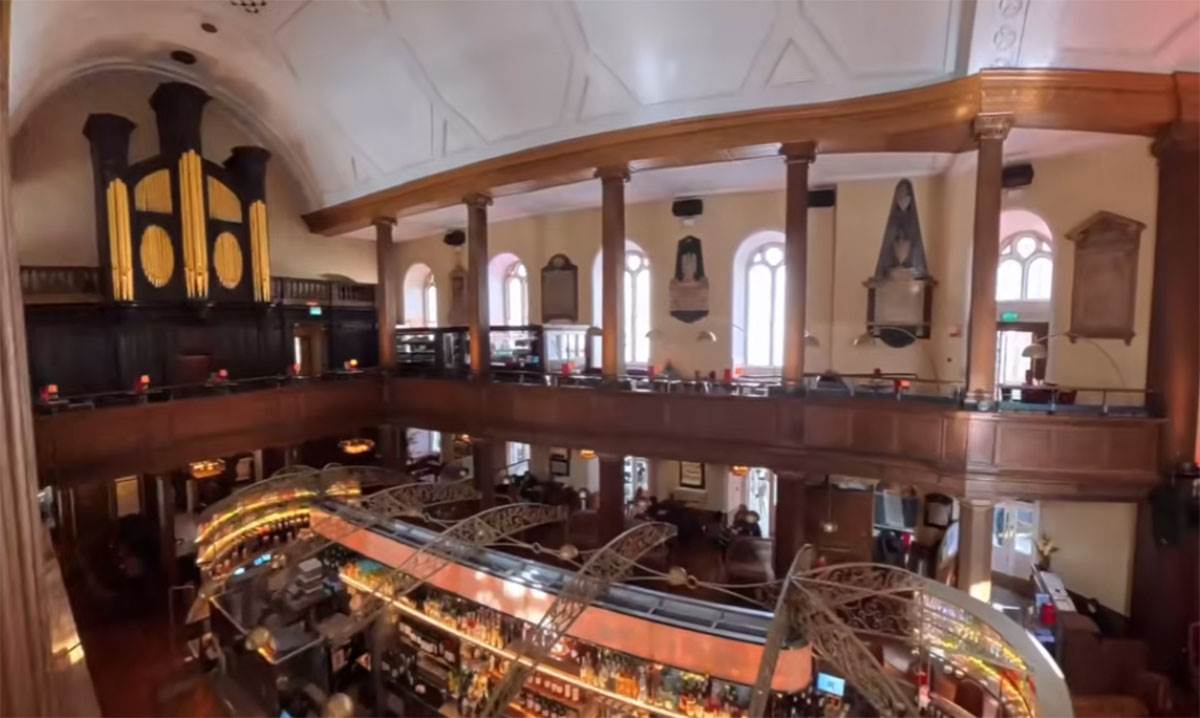 restoran u crkvi Dablin