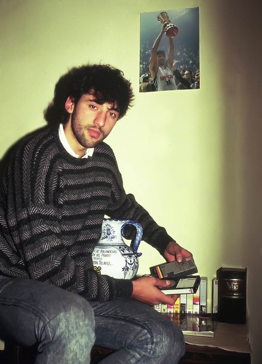 Vlade Divac na pripremama Partizana