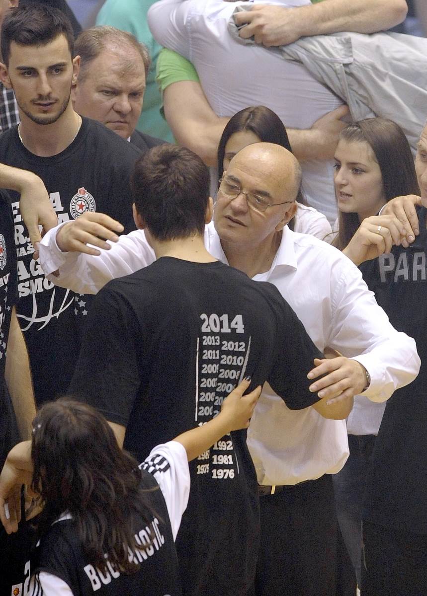 Duško Vujošević ljubi Bogdana Bogdanovića u Partizanu