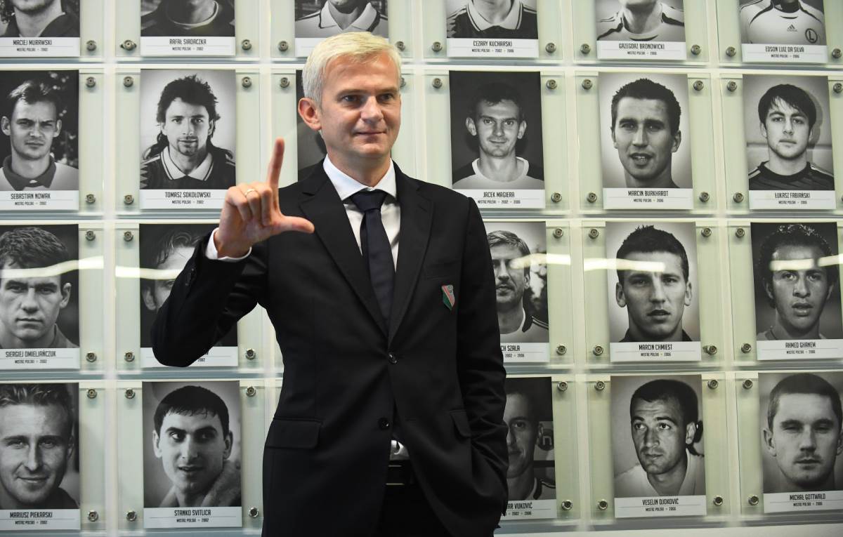 Jacek Magiera na promociji u Legiji