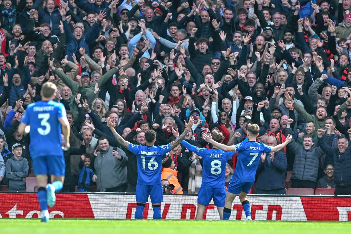 Fudbaleri Bornmuta slave pobedu protiv Arsenala u gostima