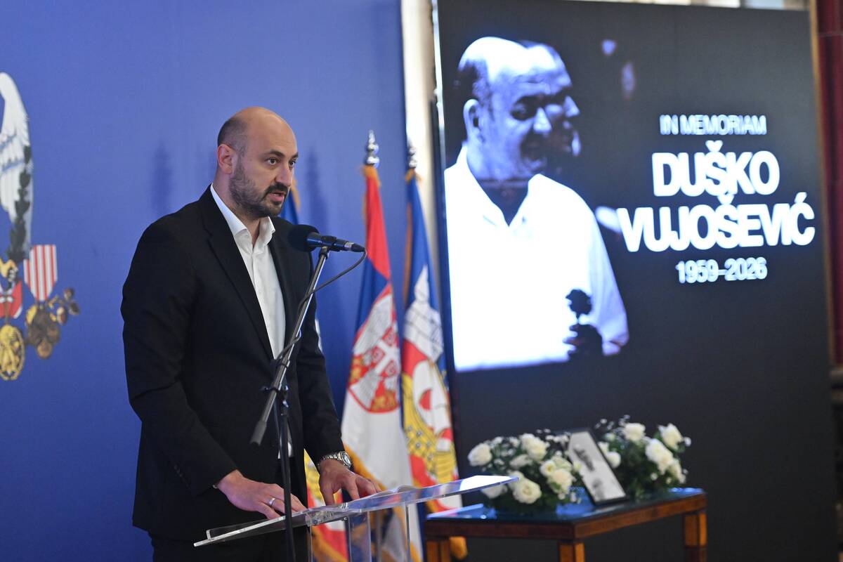 Nenad Krstić na komemoraciji Duška Vujoševića
