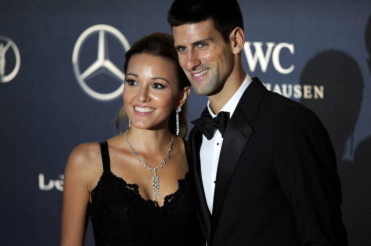 Novak Đoković sa suprugom Jelenom na dodeli Laureus nagrade