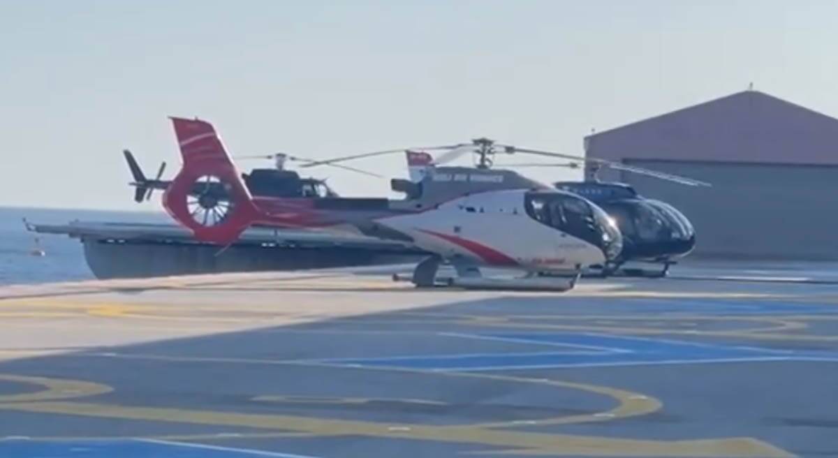 Melina Džinović helikopterom ide na slavlje nakon venčanja