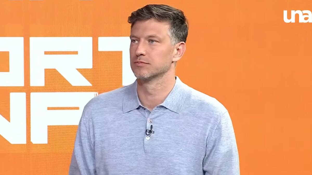 Milutin Aleksić u emisiji Sportuna na TV Una.