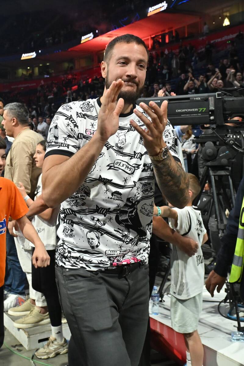 Žofri Lovernj na utakmici Partizan Zvezda