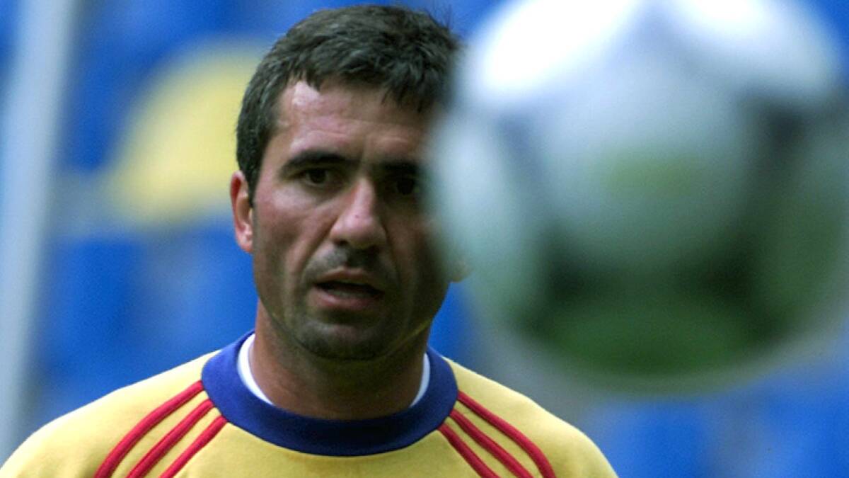 George Hadži u dresu reprezentacije Rumunije