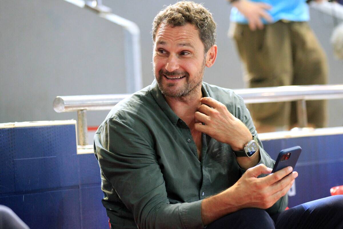 Slobodan Soro na utakmici vaterpolsita Novog Beograda