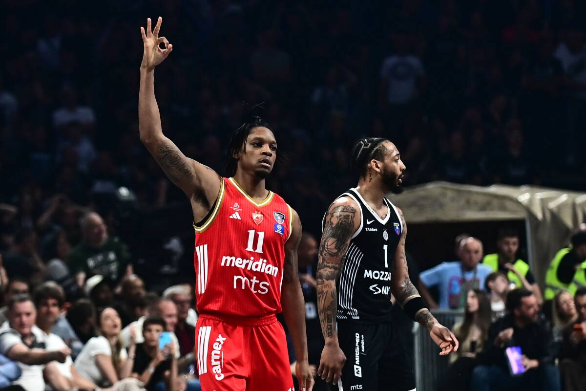 Tajson Karter slavi trojku na derbiju Partizan Zvezda