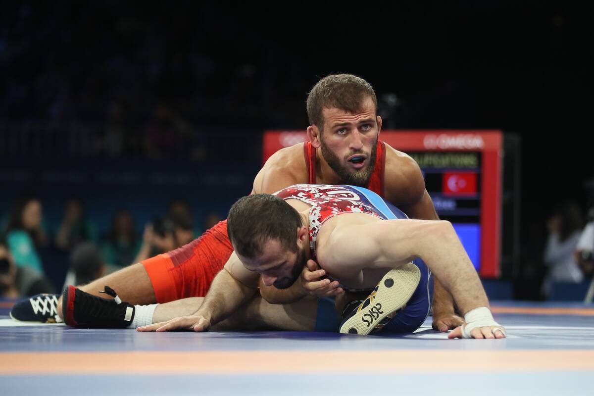 Reprezentativac Srbije u rvanju Georgij Tibilov u borbi
