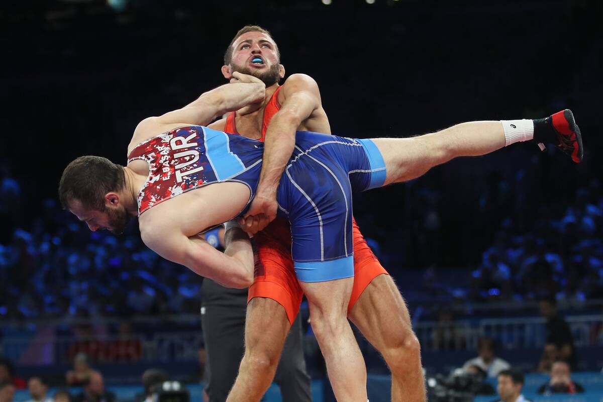 Reprezentativac Srbije u rvanju Georgij Tibilov u borbi