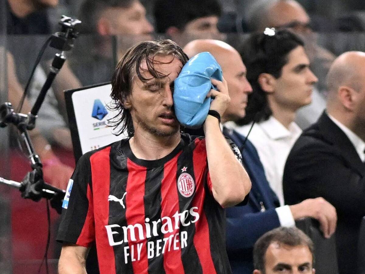 Luka Modrić sa povredom na licu