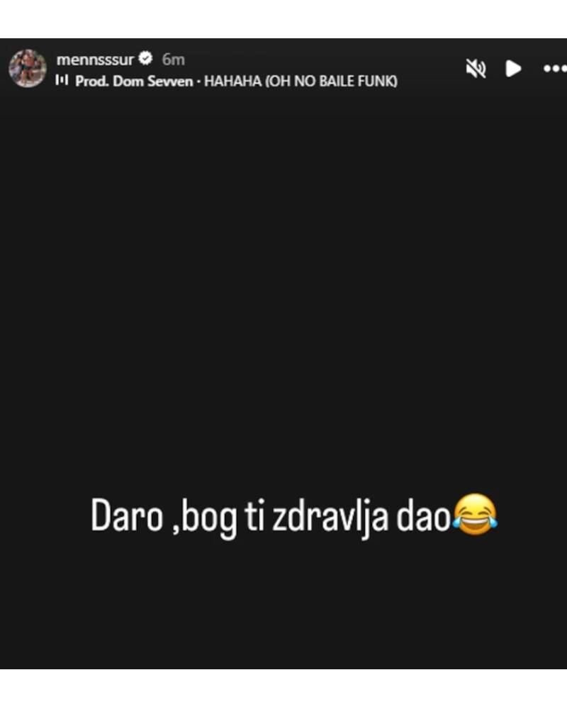 Mensur čuo Darinu intimnu glasovnu poruku, pa joj sve rekao u 5 reči: Javno joj se obratio u jeku skandala