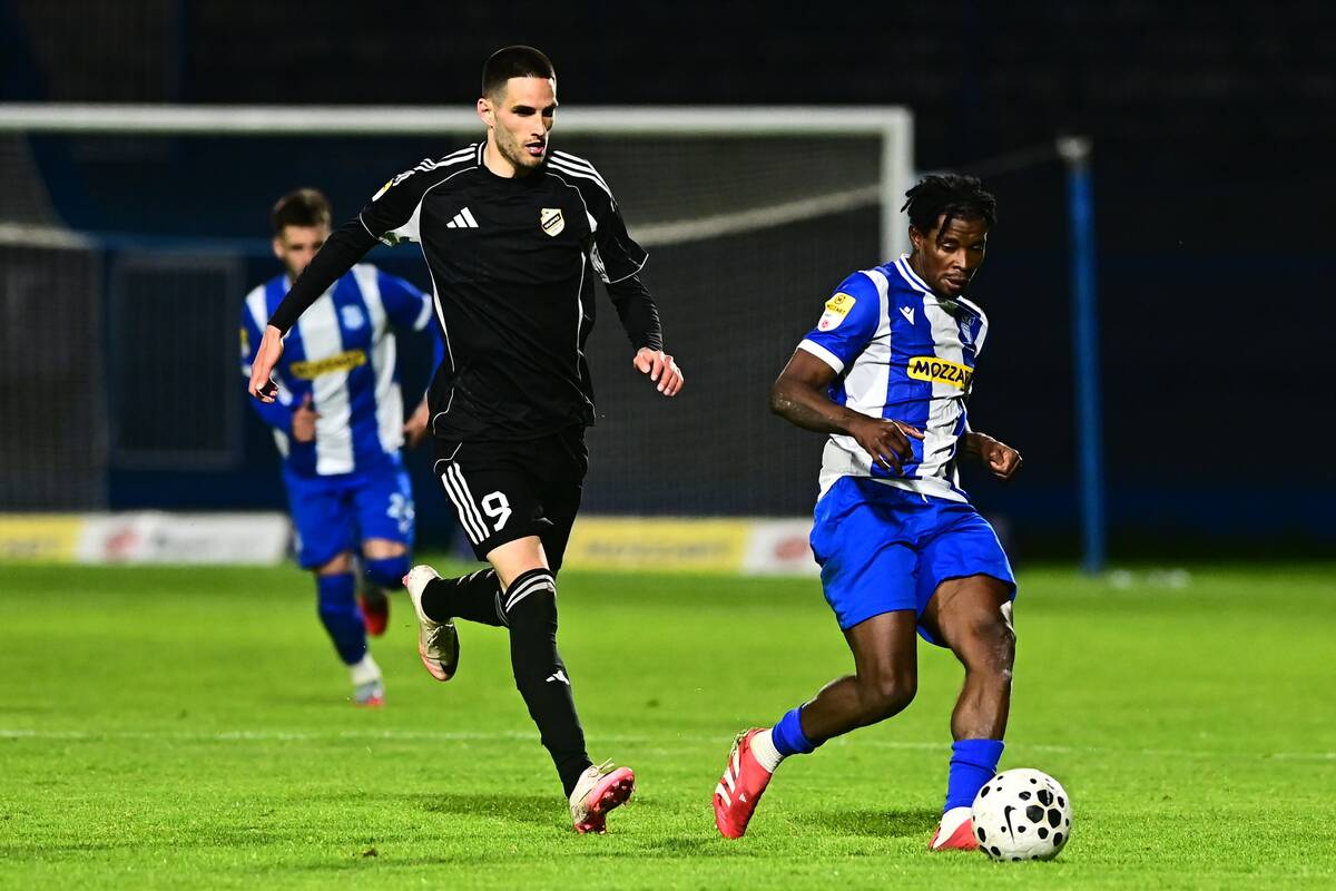 Slobodan Tedić u prodoru na utakmici Čukarički OFK Beograd