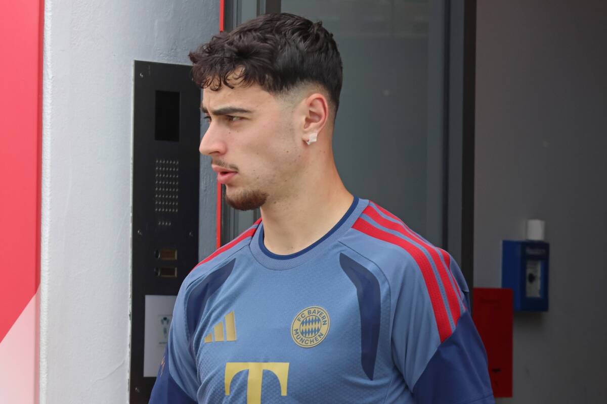 Aleksandar Pavlović na treningu Bajerna