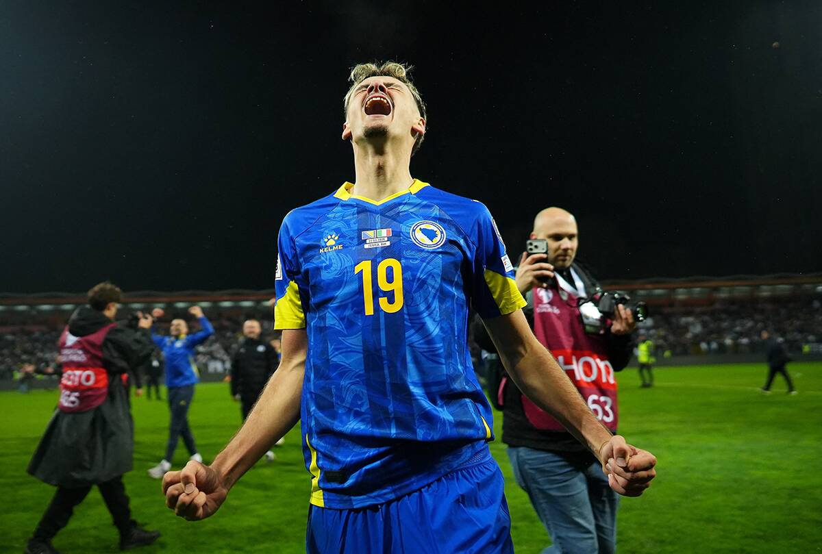 Kerim Alajbegović u dresu reprezentacije BiH.