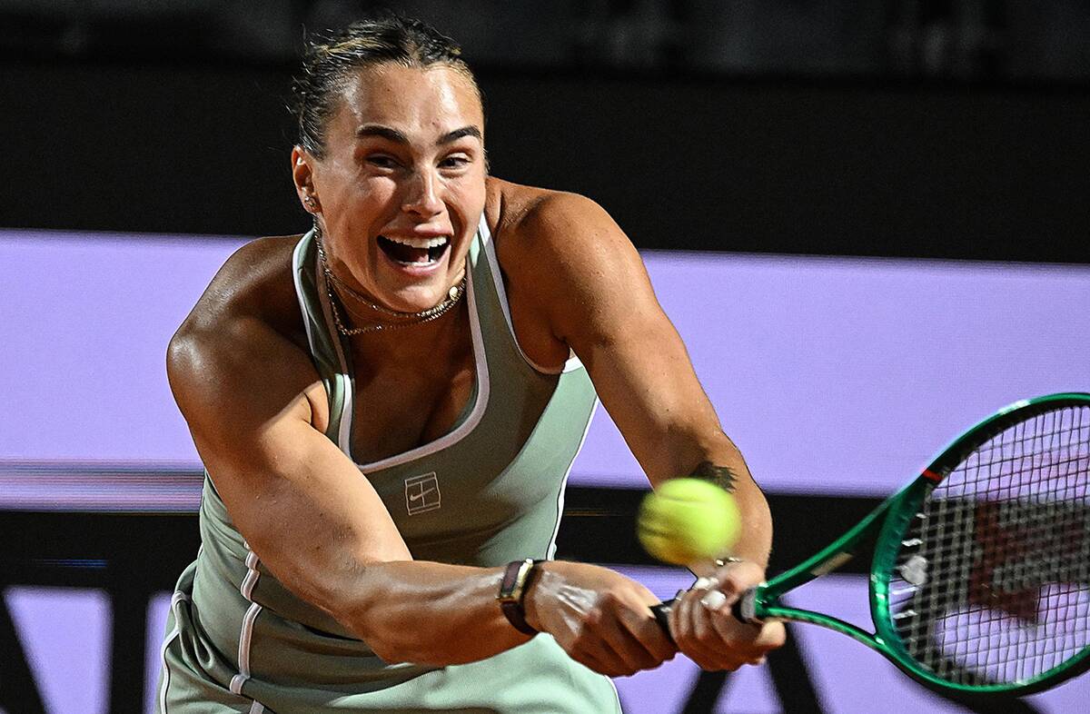 Arina Sabalenka u zelenoj haljini.