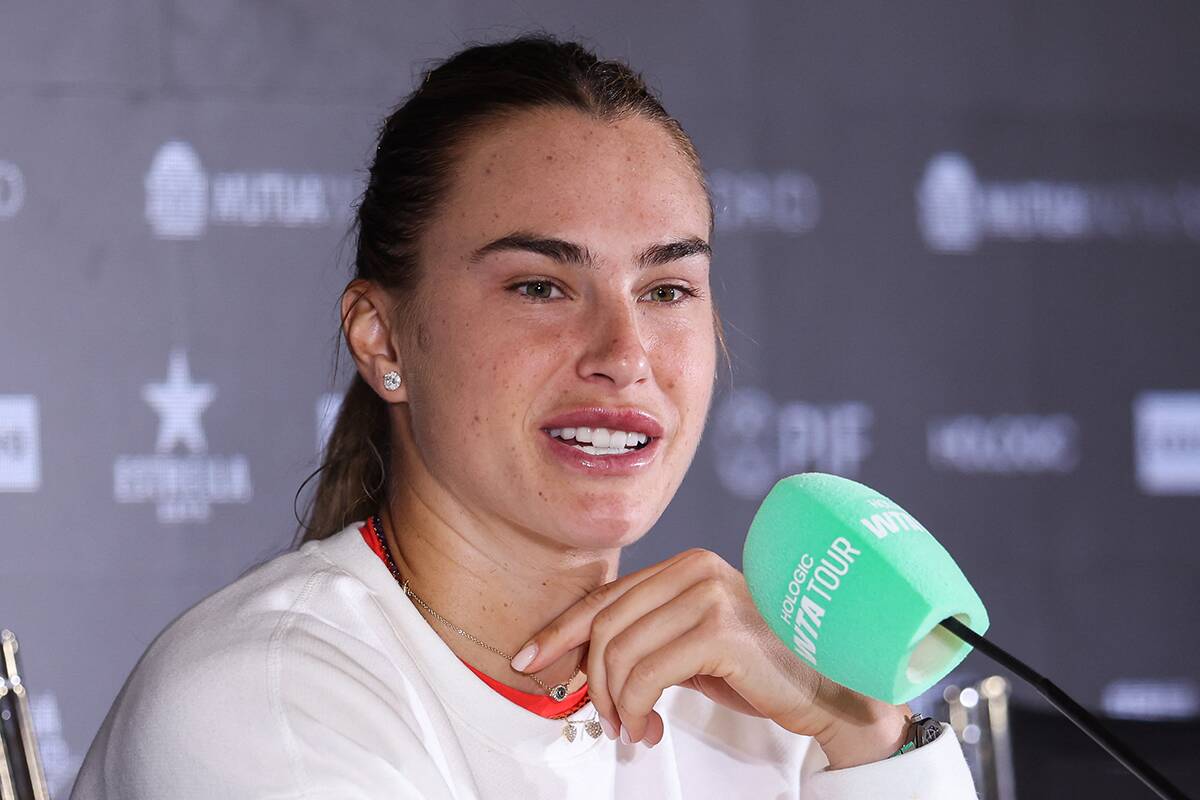 Arina Sabalenka od ranije.