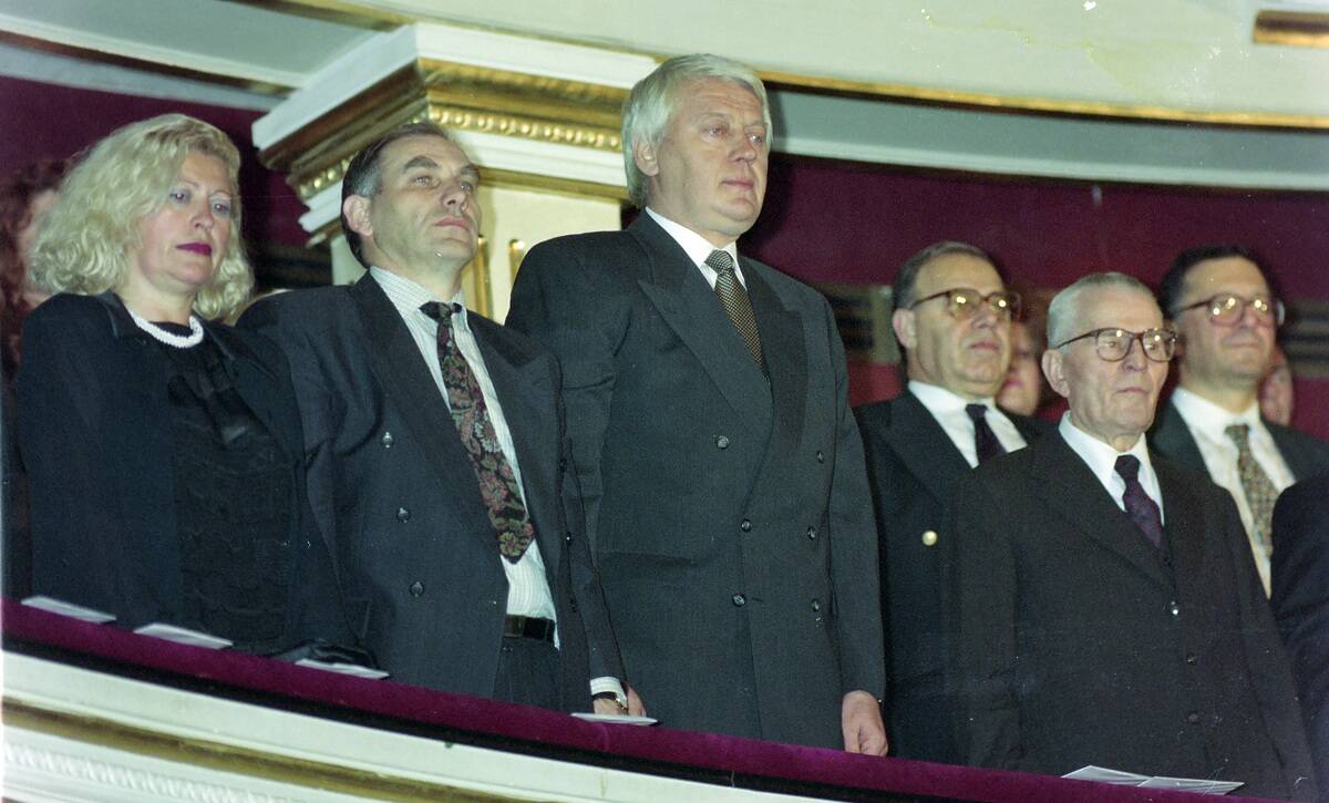 Vladimir Cvetković na proslavi 50 godina JSD Partizan