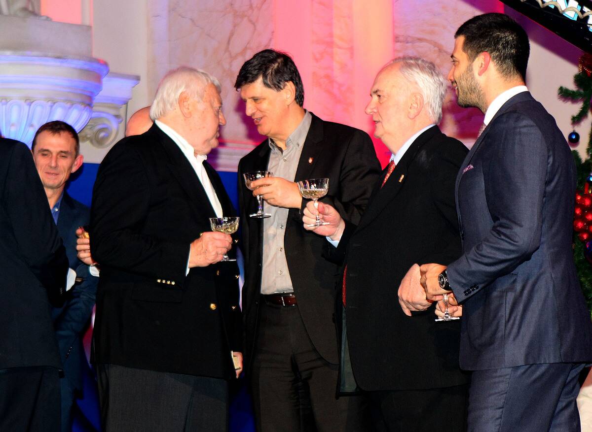 Vladimir Cvetković i Žarko Zečević na prijemu Olimpijskog komiteta Srbije