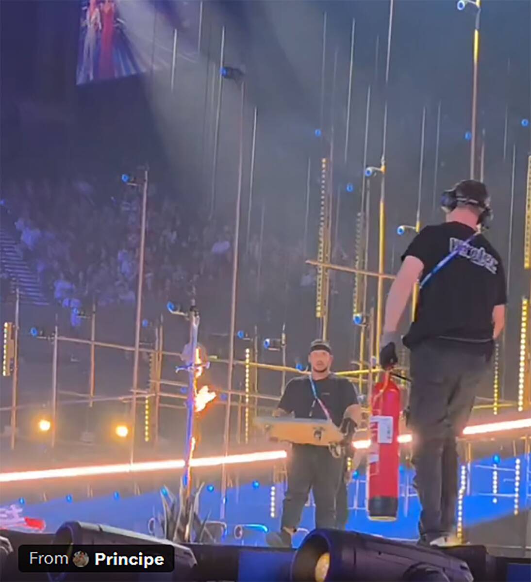 Srbija Evrovizija 2026 požar nakon nastupa grupe Lavina (4).jpg