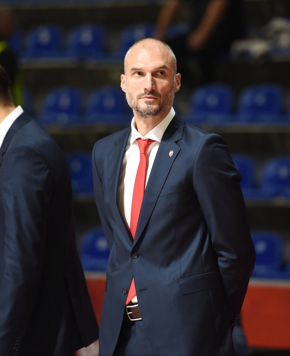 Marko Simonović na utakmici Zvezde