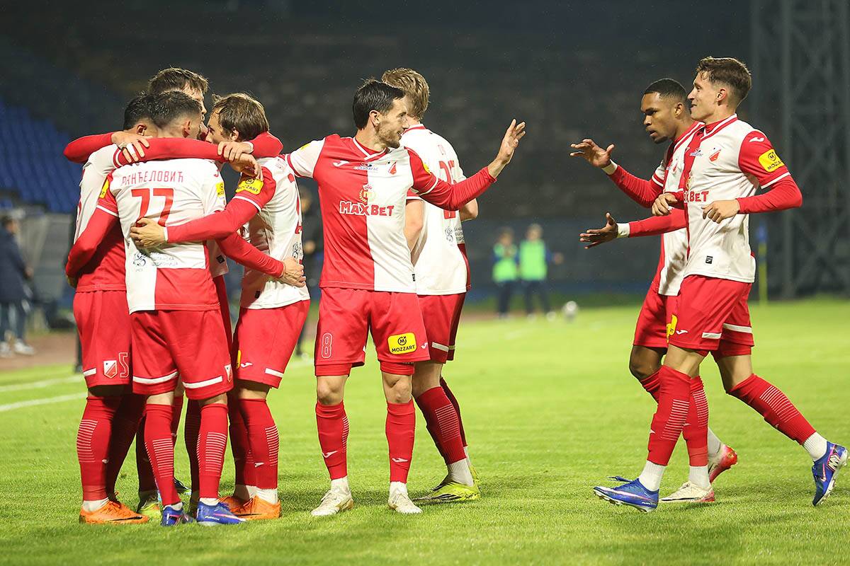 Fudbaleri Vojvodine slave gol protiv OFK Beograda