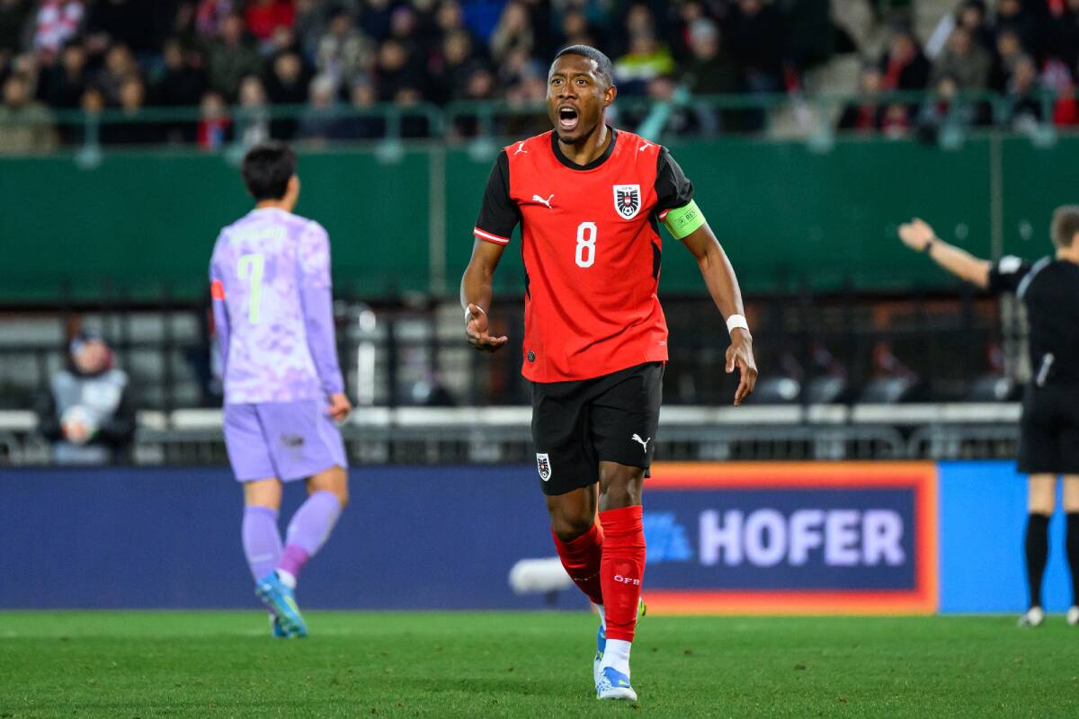 David Alaba na utakmici Austrije kao kapiten