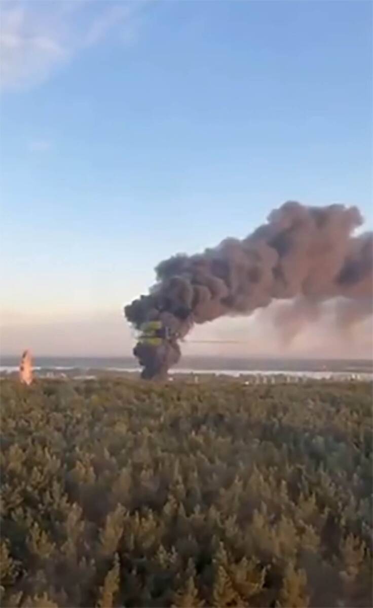 Ukrajinski napad dronovima na Stavropoljski kraj i Tatarstan u Rusiji (1).jpg