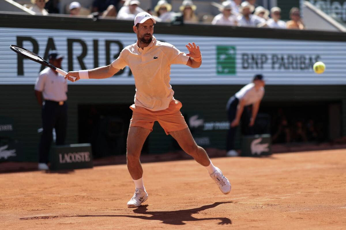 Novak Đoković na Rolan Garosu