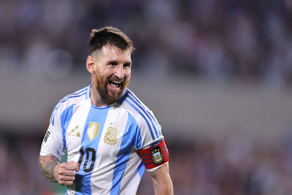 Leo Mesi slavi gol za Argentinu