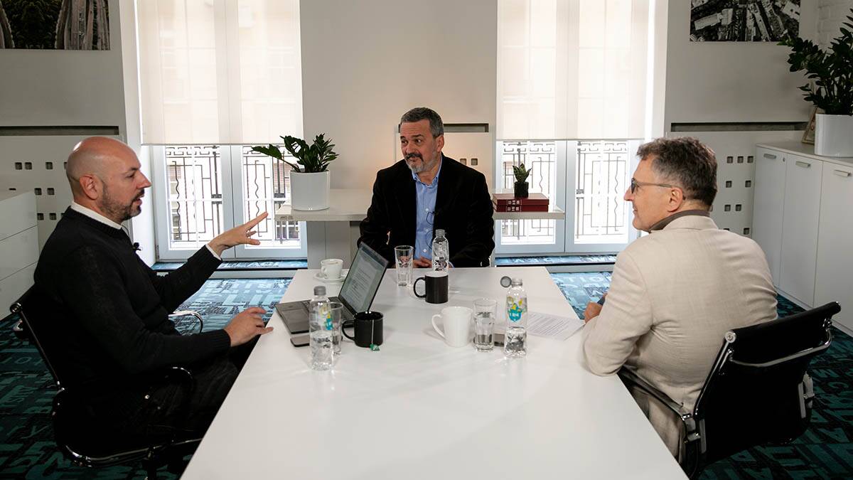 Dragan Petrović, Emil Volak, Lazar Radulović podkast 3xBIZNIS