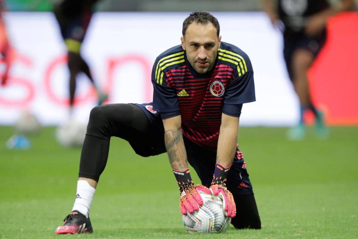David Ospina na treningu Kolumbije
