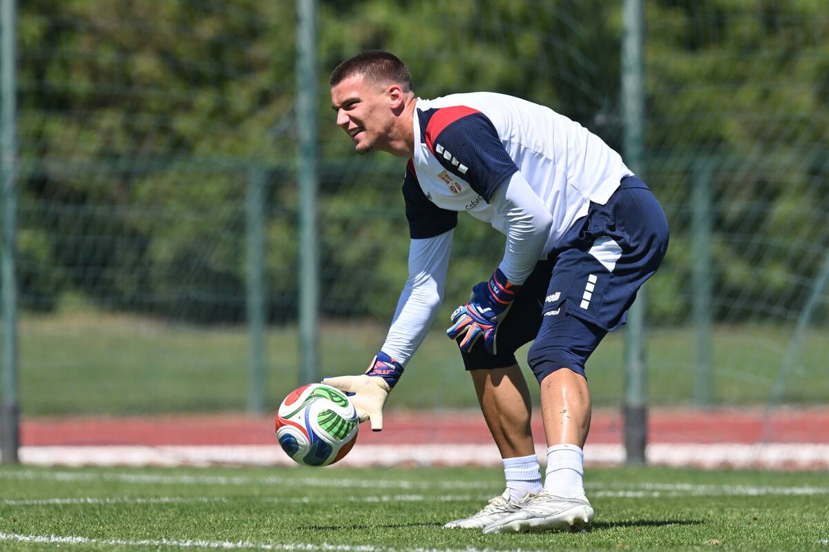 Filip Stanković na treningu reprezentacije Srbije