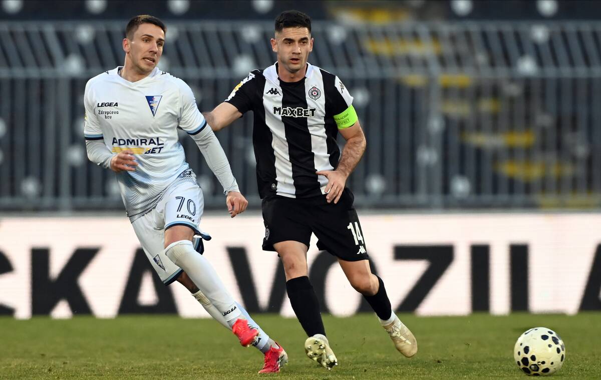 Stefan Tomović na utakmici Partizan Spartak