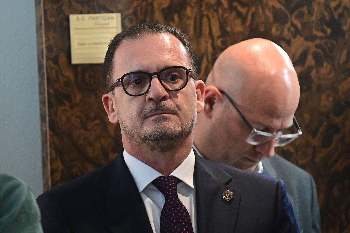 Predrag Mijatović na konferenciji za novinare u Partizanu