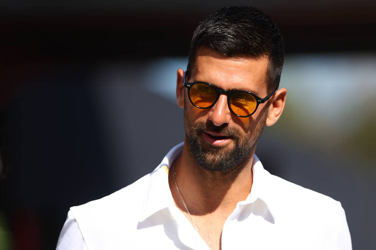 Novak Đoković prati Formulu 1