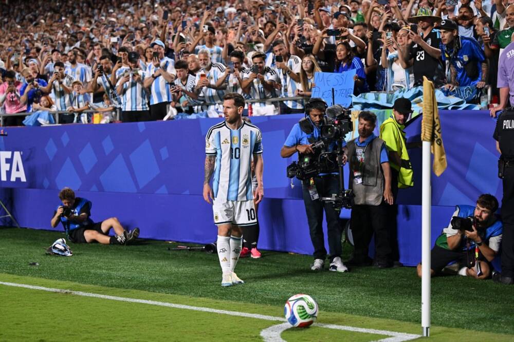 Fotografije sa utakmice Argentina - Alžir.
