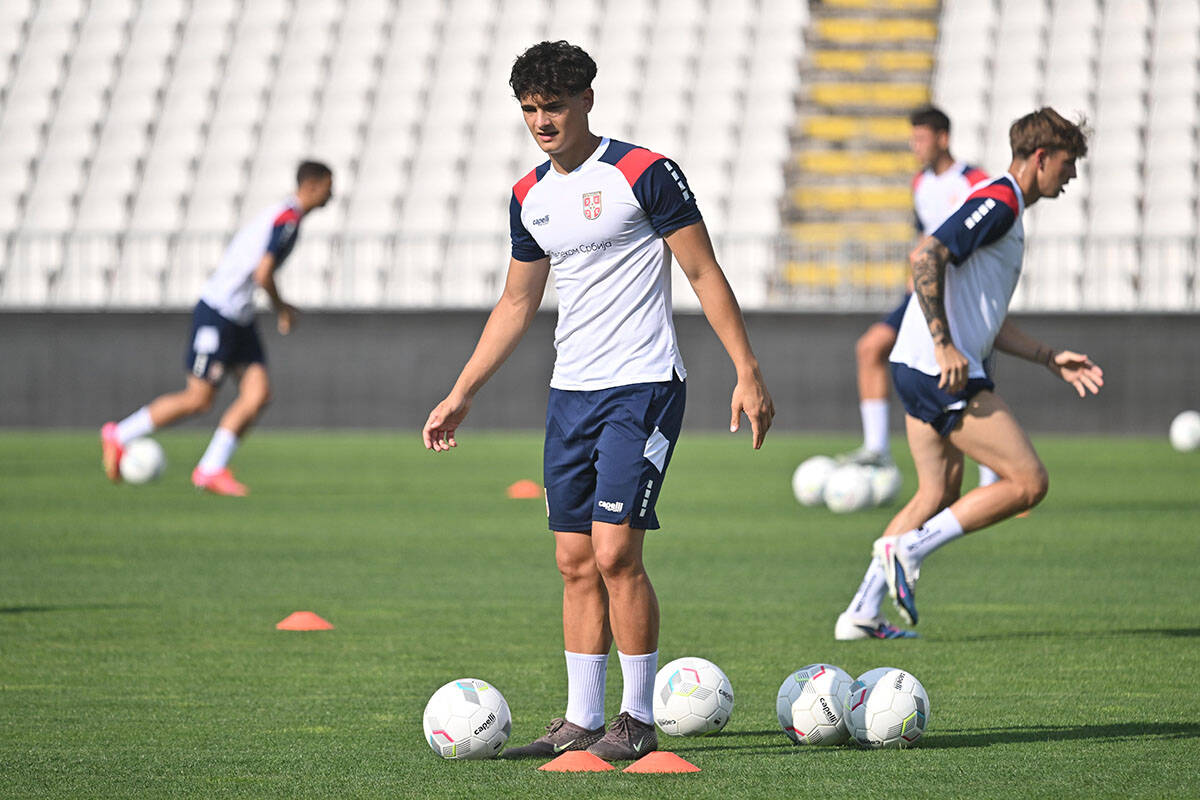 TRENING fudbalera U19 reprezentacije Srbije na stadionu Partizana,  (16).jpg
