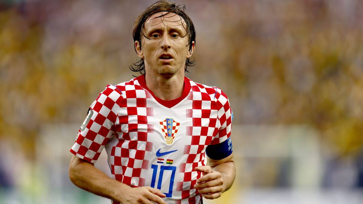 Luka Modrić u dresu Hrvatske na Svetskom prvenstvu
