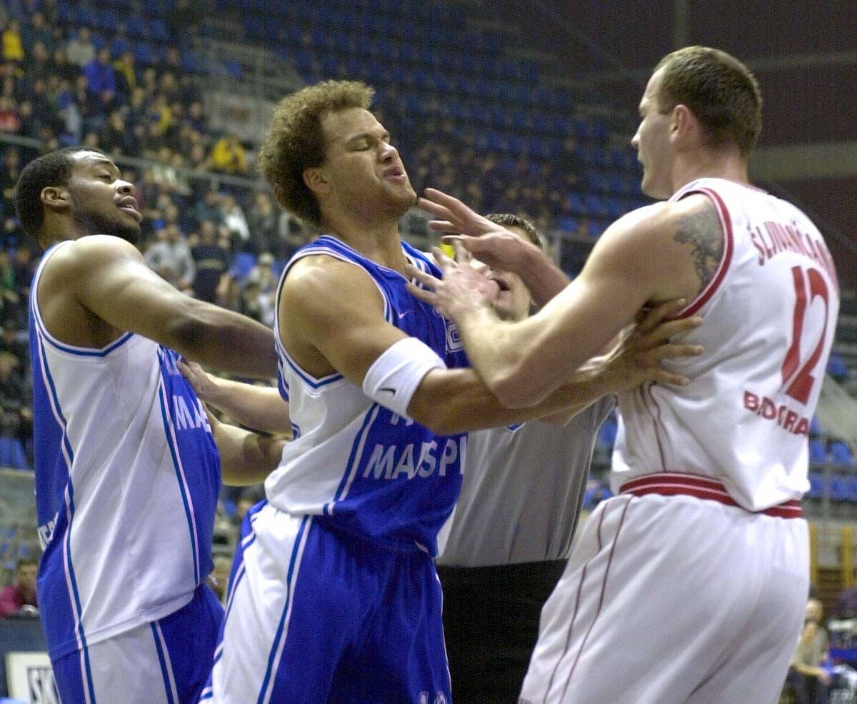 Slobodan Šljivančanin u tuči na Zvezda Antverpen