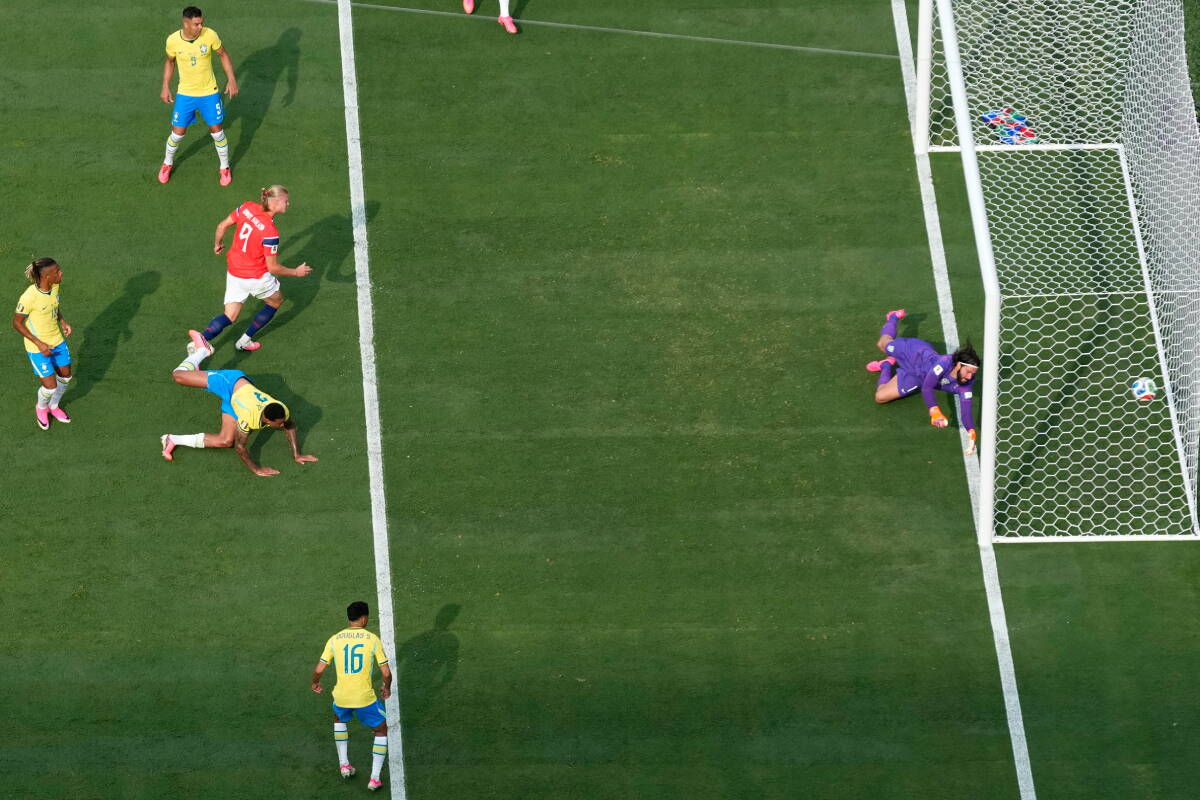 Erling Holand daje gol Brazilcima