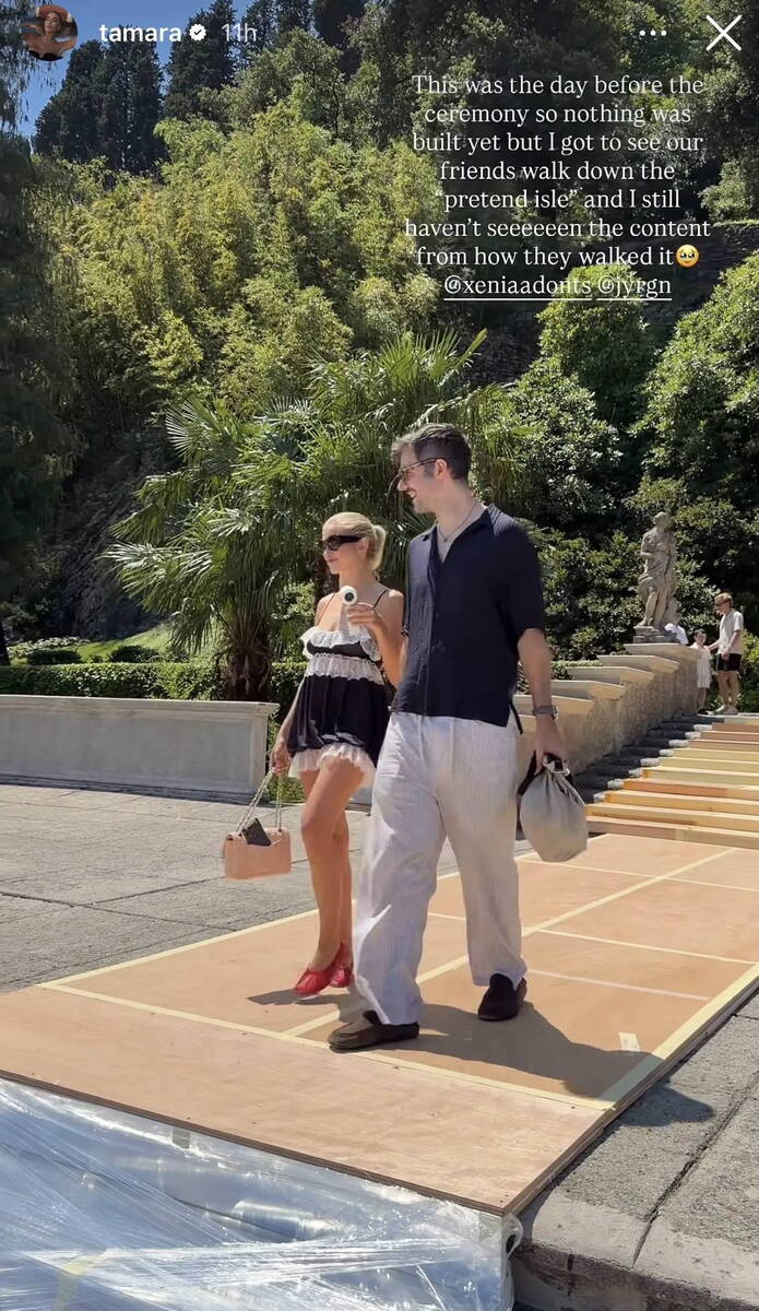 Tamara Kalinić proba pre venčanja