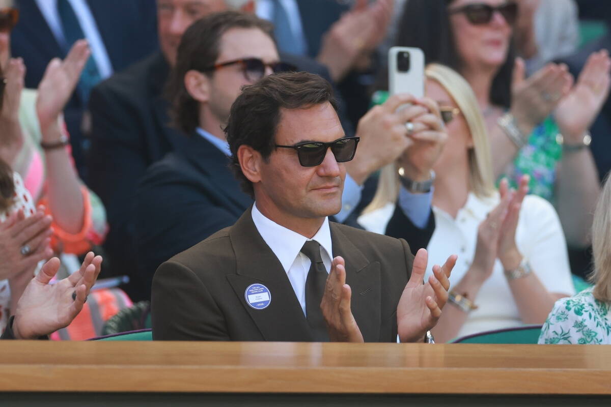 Rodžer Federer u kraljevskoj loži Vimbldona