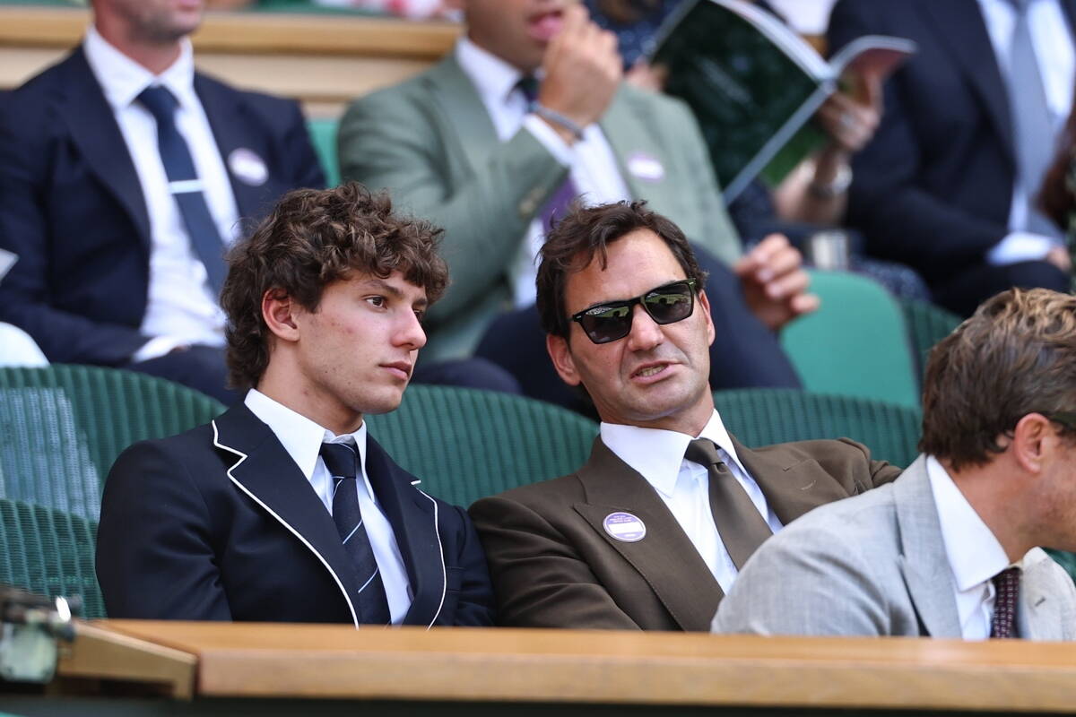 Rodžer Federer i Kimi Antoneli u kraljevskoj loži Vimbldona