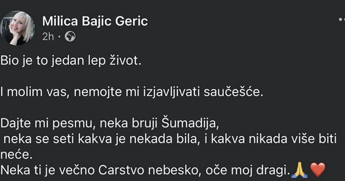 Andrija Bajić ćerka