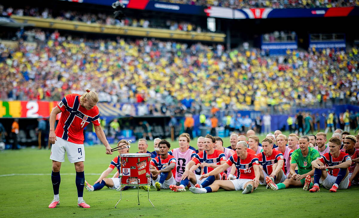 Erling Holand i reprezentacija Norveške.