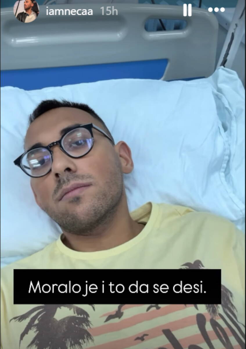 Bivši zadrugar završio u bolnici: Pre dve godine imao ozbiljnu operaciju, sad objavom zabrinuo sve